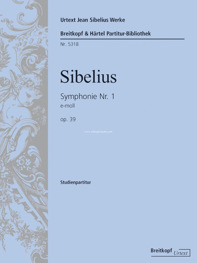Symphony No. 1, E minor, opus 39, Study Score