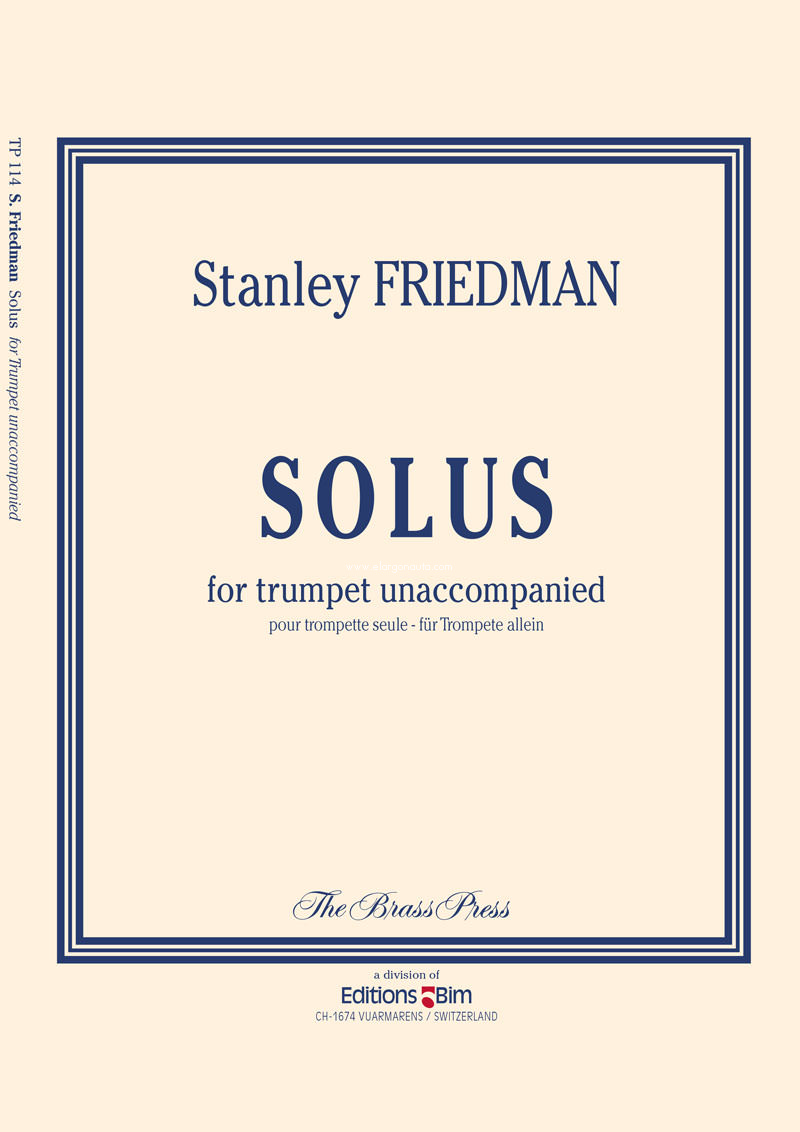 Solus, for Trumpet Unaccompanied