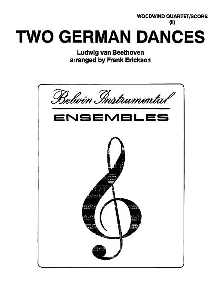 Two German Dances, Woodwind Quartet. 19440