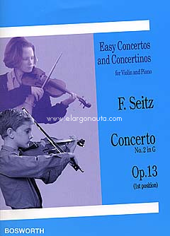 Concerto nº 2 in G, op. 13, for Violin and Piano. 9781846095498