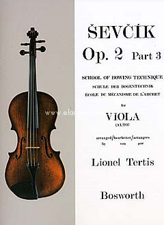 School of Bowing Technique, op. 2, part 3, for Viola