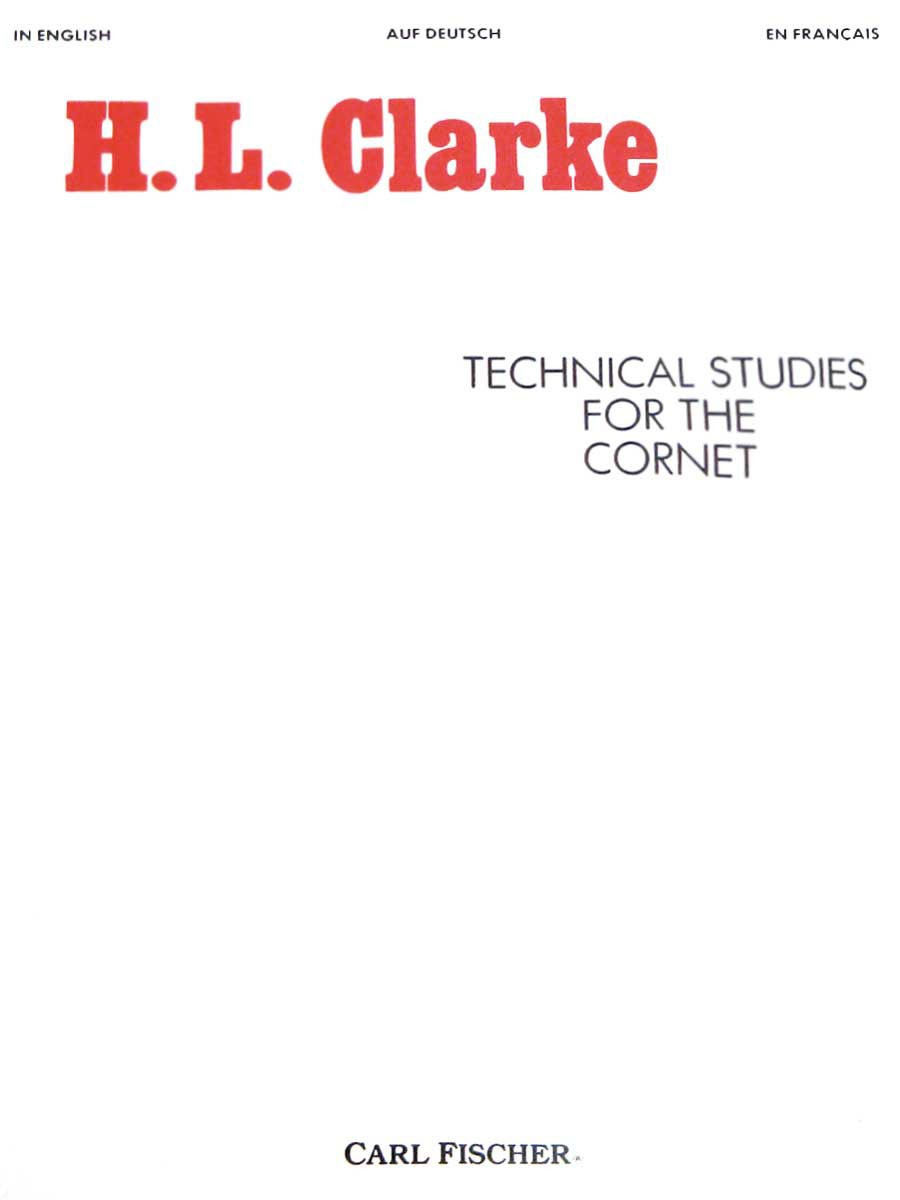 Technical Studies for the Cornet. 9780825801582