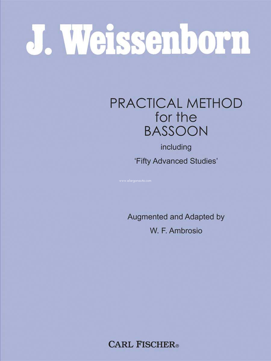Practical Method for the Bassoon, including Fifty Advances Studies