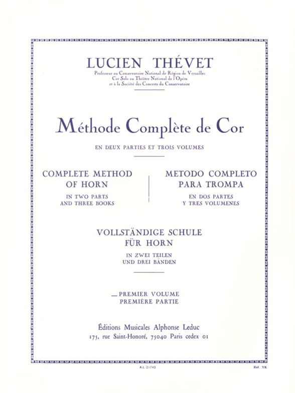 Méthode Complète de Cor, vol. 1