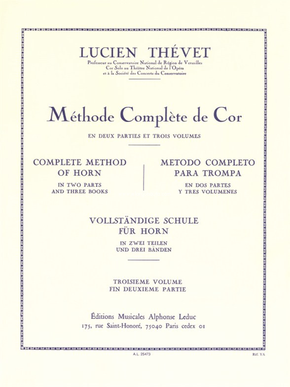 Méthode Complète de Cor, vol. 3