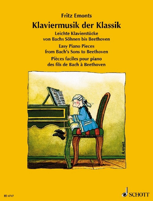 Easy Piano Pieces, from Bach's Sons to Beethoven = Leichte Klavierstücke von Bachs Söhnen bis Beethoven. 9783795748296