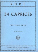 24 Caprices for Viola Solo. 9790220406539