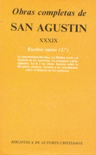 Obras completas de San Agustín, vol. XXXIX, escritos varios, 1 (incluye La música)
