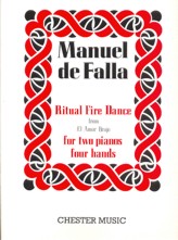 Ritual Fire Dance from El Amor Brujo. For Two Pianos Four Hands. 9780711935709