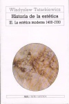 Historia de la estética III: La estética moderna, 1400-1700. 9788476006696