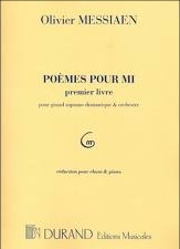 Poèmes pour Mi, pour grand soprano dramatique et orchestre, Réduction Chant, Piano, Livre premier