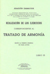 Realización de los ejercicios de armonía. Libro III. 9788480207294