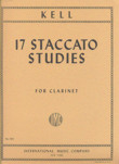17 Staccato Studies for Clarinet. 9790220412257