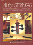 All for Strings: String Bass. Comprehensive String Method. Book 3. 9780849733079