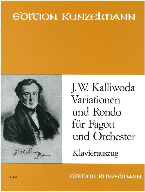 Variationen und Rondo, für Fagott und Orchester, op. 57, Piano Ausgabe. 9790206208041