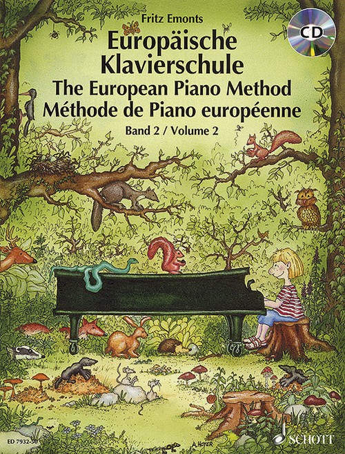 Vol 2. Europäische Klavierschule (+CD)