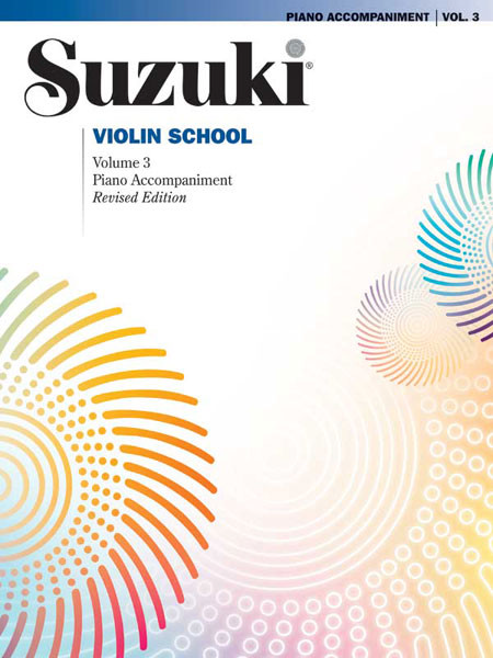 V. 3. Violín. Piano Accompaniment. Suzuki Violin School. 9780874871494