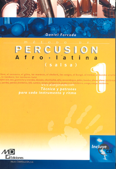 Método de percusión afro-latina (salsa): Técnica y patrones para cada instrumento y ritmo. 9788882918804