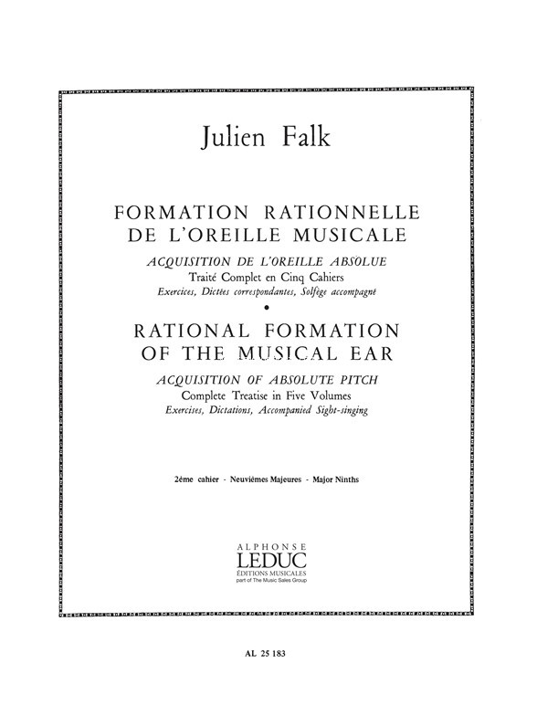 La Formation rationnelle de l'oreille musicale, 2. Neuvièmes majeures