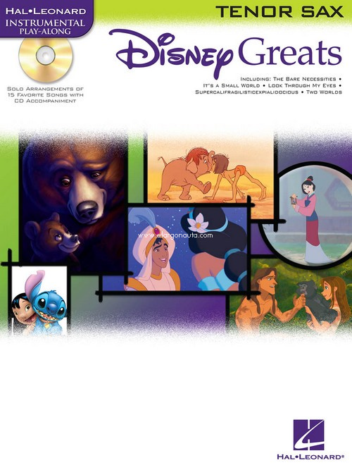 Disney Greats: Tenor Sax. 9780634085420