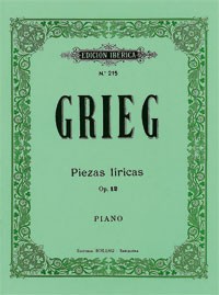 Piezas líricas, opus 12, para piano. 9788480205313