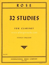 32 Studies for Clarinet