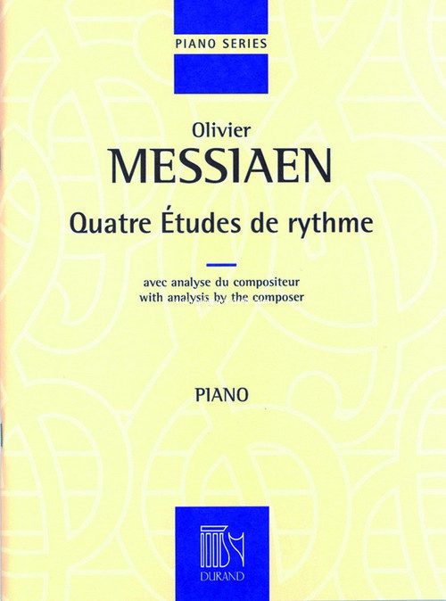 Quatre Études de rythme, Piano. 9790044081097