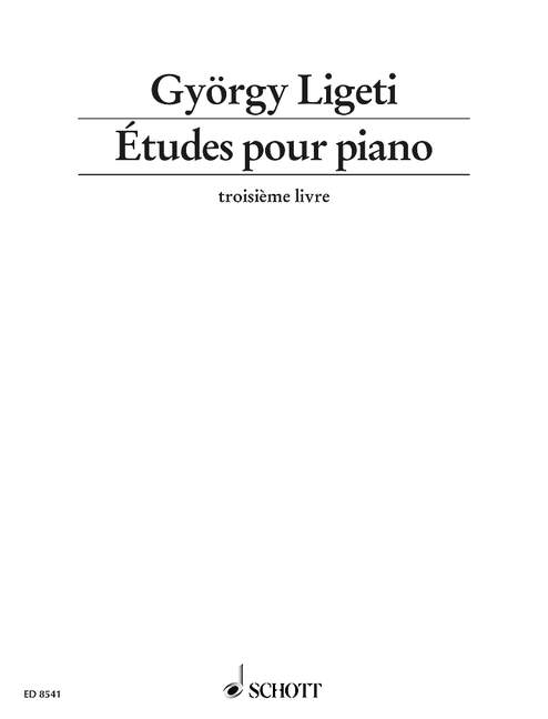 Études pour piano, vol. 3. Cahier 1