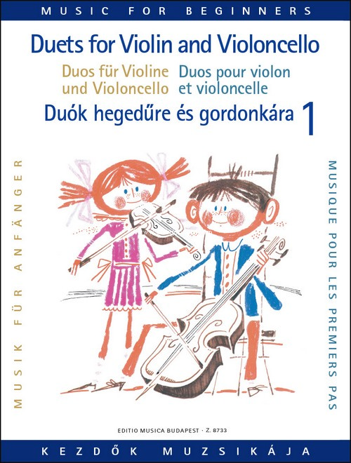 Duos for Violin and Violoncello, for Beginners, Vol. 1
