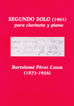 Segundo solo (1901) para clarinete y piano. 23784