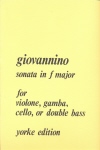 Sonata in F major, for violone, gamba, cello, or double bass