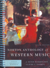 Norton Anthology of Western Music. V I: Ancien to Baroque