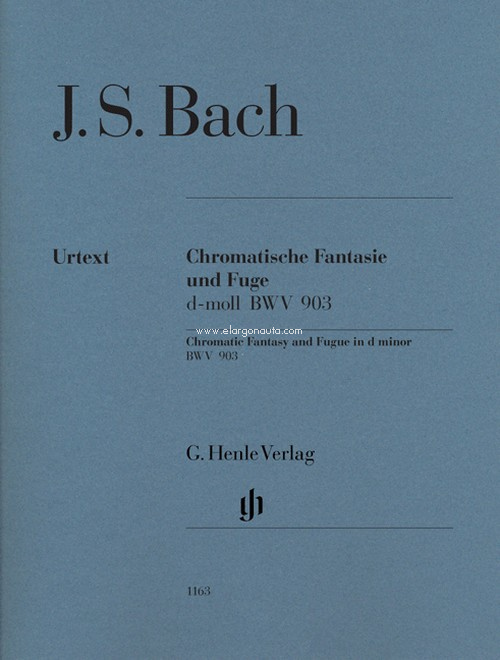 Chromatische Fantasie und Fuge, d-moll, BWV 903. 9790201811635