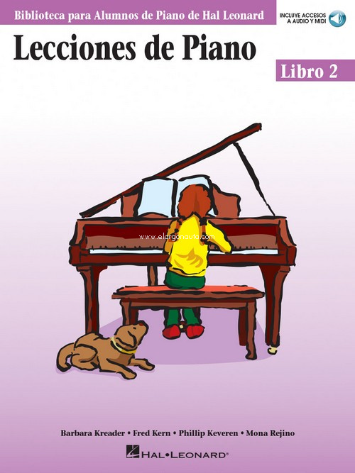 Lecciones de piano. Libro 2 (+ descarga audio). 9780634089855