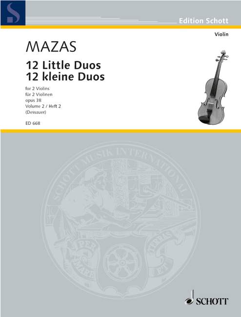 Zwölf Kleine Duos Opus 38. Vol. 2