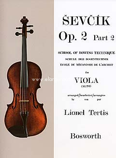 School of Bowing Technique, op. 2, part 2, for Viola