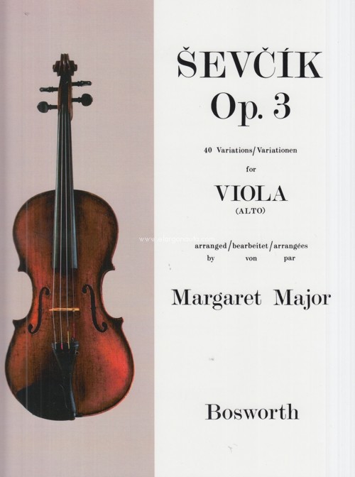 40 Variations for Viola, op. 3