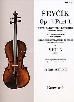 Viola Studies, op. 7, Part 1: Preparatory Trill Studies