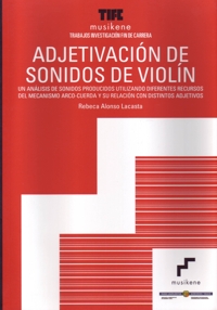 Adjetivación de sonidos de violín. 9788461285501