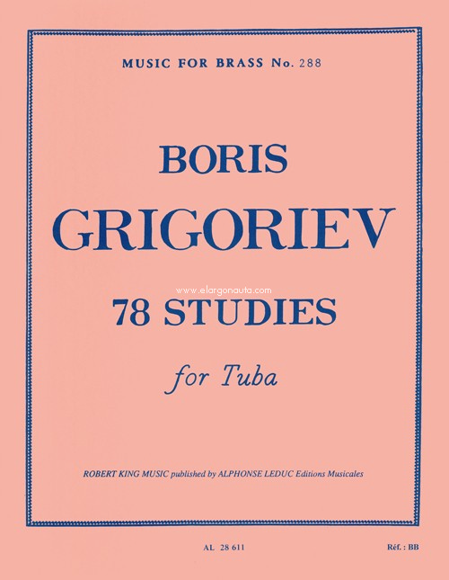 78 Studies for Tuba. 9790046286117