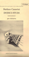 Dodici studi (intermediate) per chitarra (con CD). 9788884000255