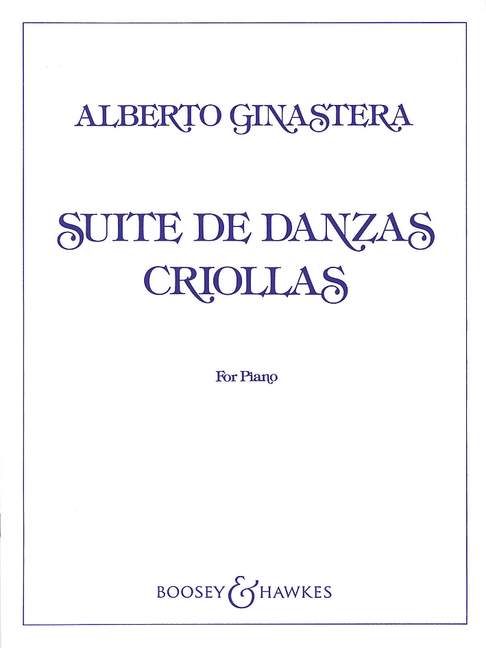 Suite de danzas criollas, for piano