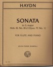 Sonata in G major, Hob. III, No. 81d (Opus 77, No. 1), for Flute and Piano. 9790220407505