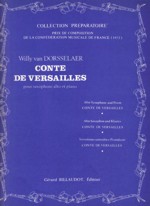 Conte de Versailles, pour saxophone Mib et piano. Op. 112
