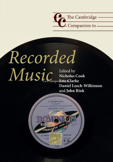 The Cambridge Companion to Recorded Music. 9780521684613