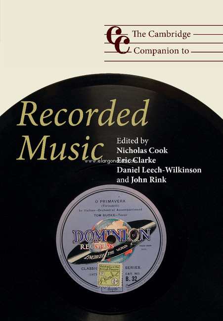 The Cambridge Companion to Recorded Music