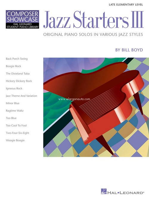 Jazz Starters, III: Original Piano Solos in Various Jazz Styles. 9780793534647