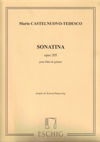 Sonatina Op. 205, pour flûte et guitare. 9790045032388