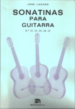 Sonatinas para guitarra (nº 21, 22, 23, 24, 25). 9790692122333