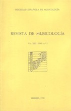 Revista de Musicología, vol. XIII, 1990, nº 2: Symposium Internacional "El Códice de Las Huelgas y su tiempo", Cuenca, 1987